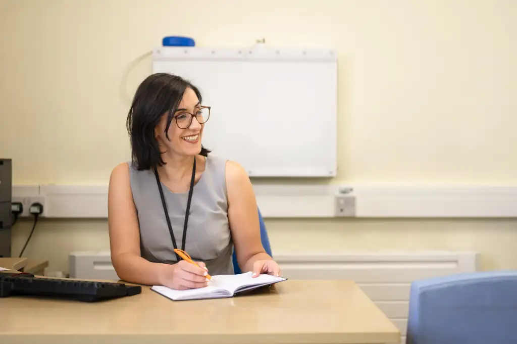 Yasmin Abbas in consulting room at King Edward VII Hospital